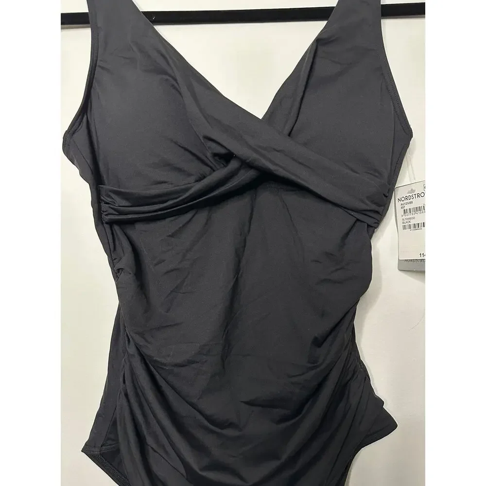 Sea Level Australia Nordstrom Eco Essentials Cross Front One-Piece Suit Sz 8 NWT - Picture 4 of 13